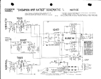 Fender Showman-AA763 - Schematic 